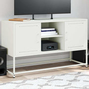 Móvel de TV 100,5x39x60,5 cm aço branco