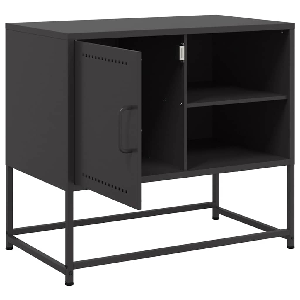 Móvel de TV 68x39x60,5 cm aço preto