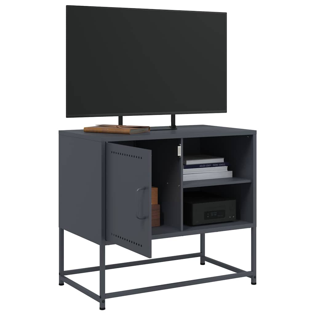 Móvel de TV 68x39x60,5 cm aço antracite