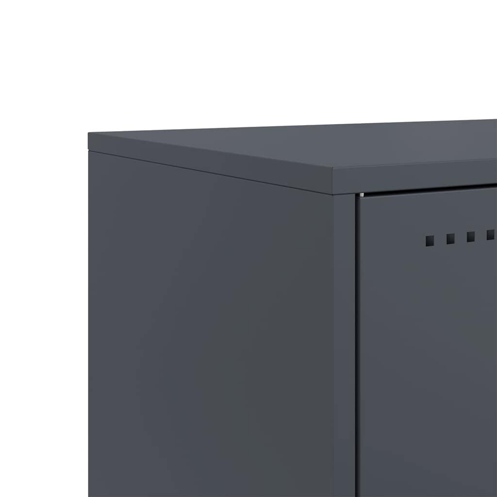 Móvel de TV 68x39x60,5 cm aço antracite
