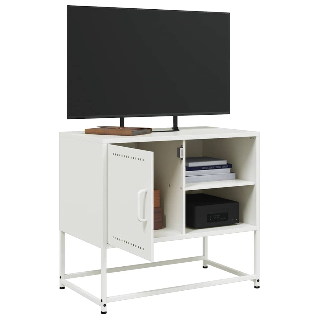 Móvel de TV 68x39x60,5 cm aço branco