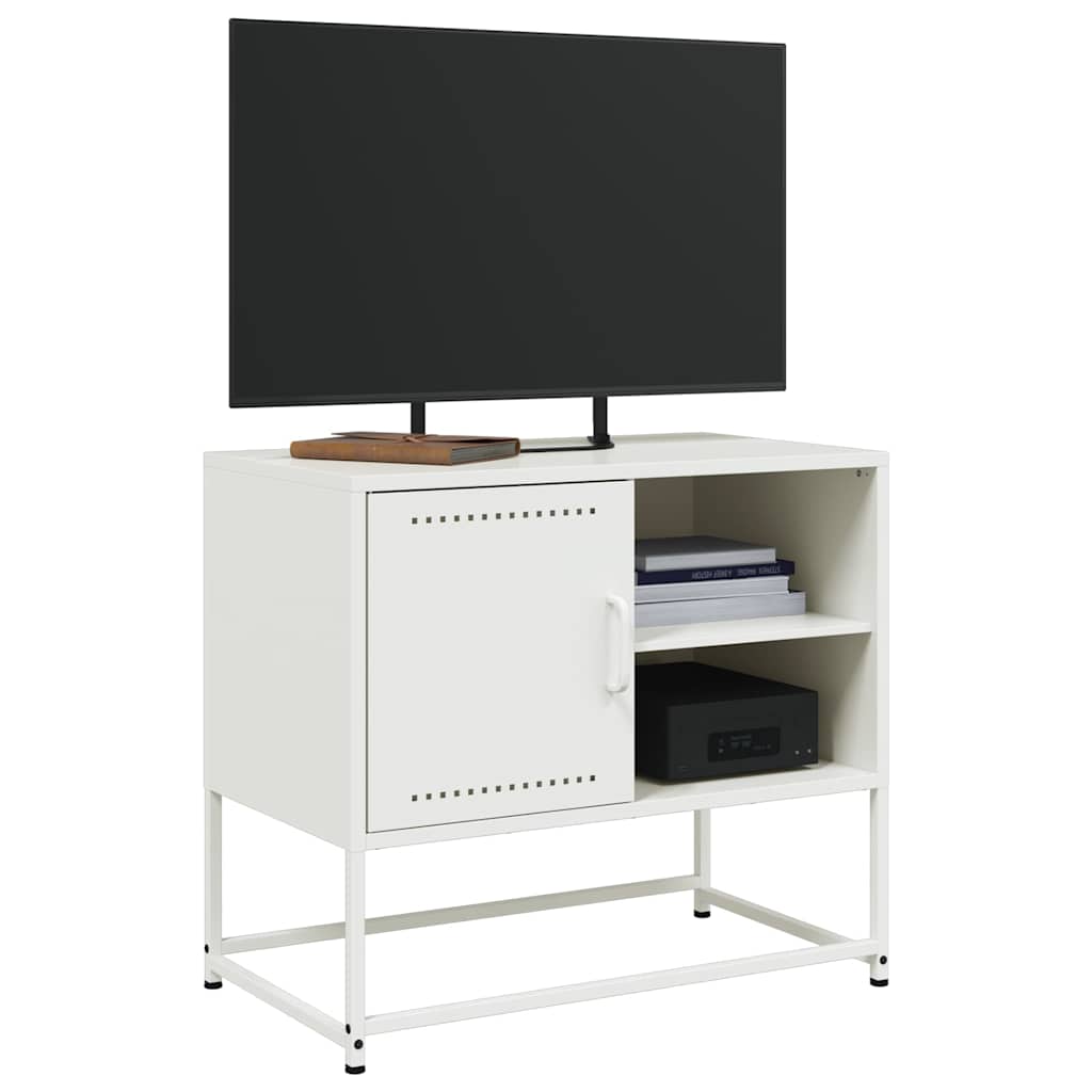 Móvel de TV 68x39x60,5 cm aço branco