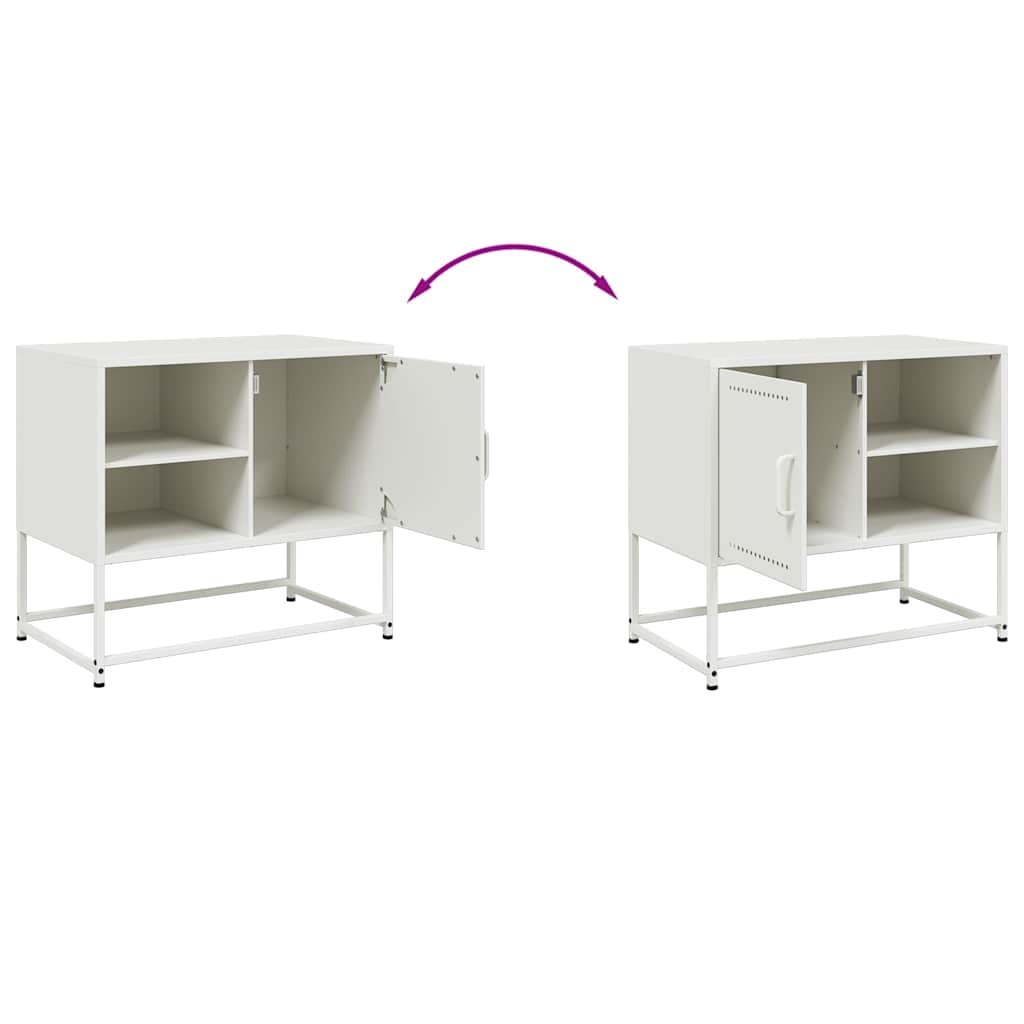 Móvel de TV 68x39x60,5 cm aço branco