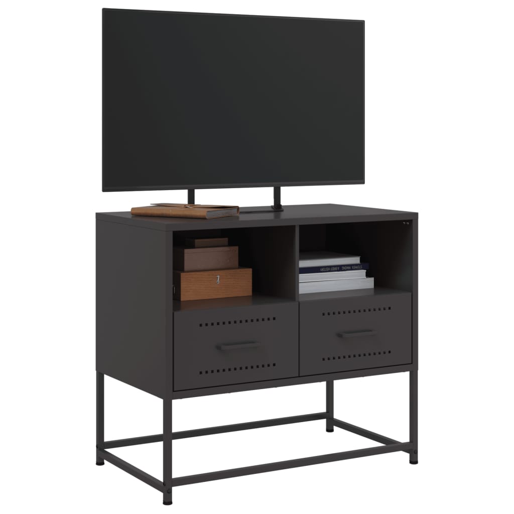 Móvel de TV 68x39x60,5 cm aço preto