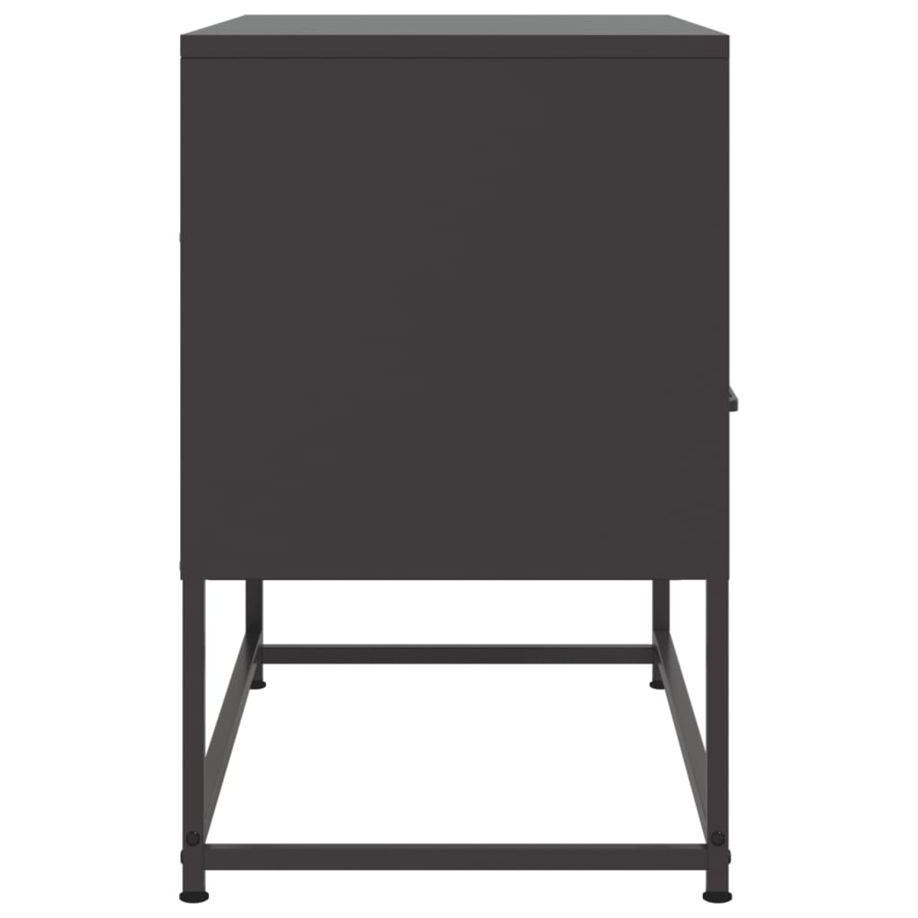Móvel de TV 68x39x60,5 cm aço preto