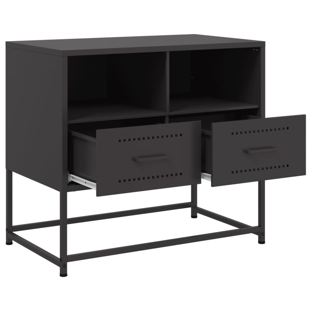 Móvel de TV 68x39x60,5 cm aço preto