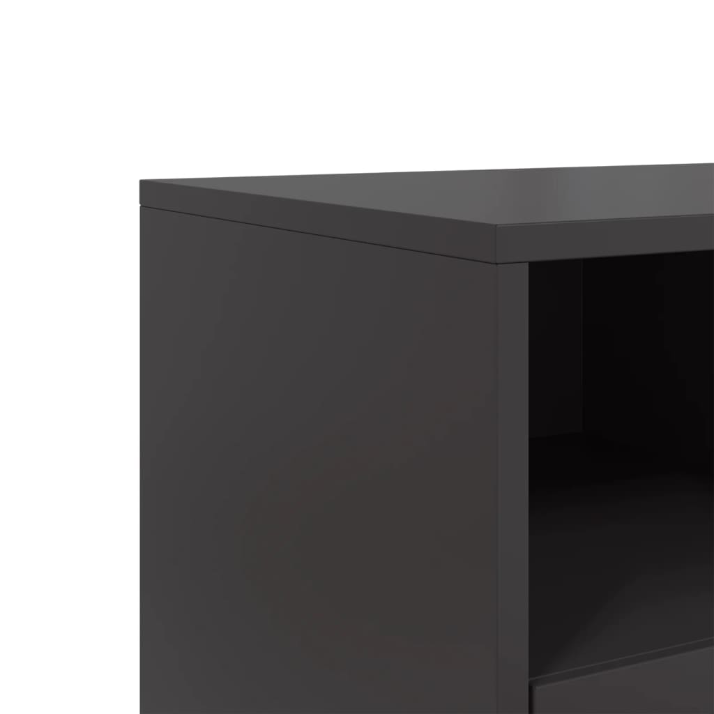 Móvel de TV 68x39x60,5 cm aço preto