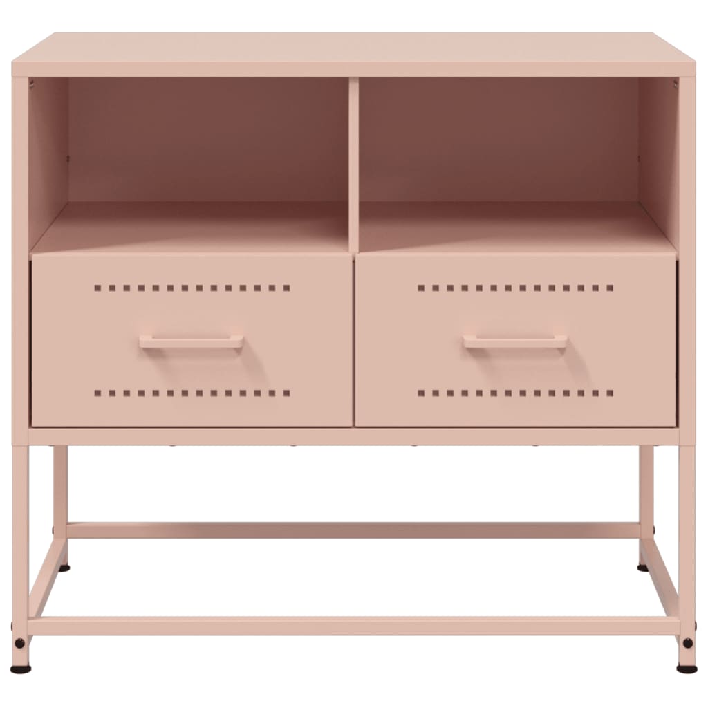 Móvel de TV 68x39x60,5 cm aço rosa