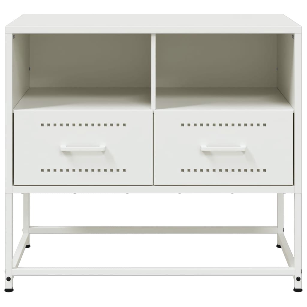Móvel de TV 68x39x60,5 cm aço branco