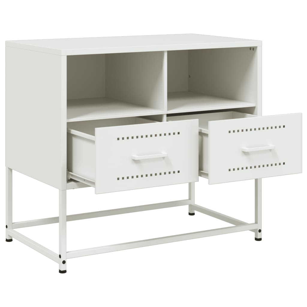 Móvel de TV 68x39x60,5 cm aço branco