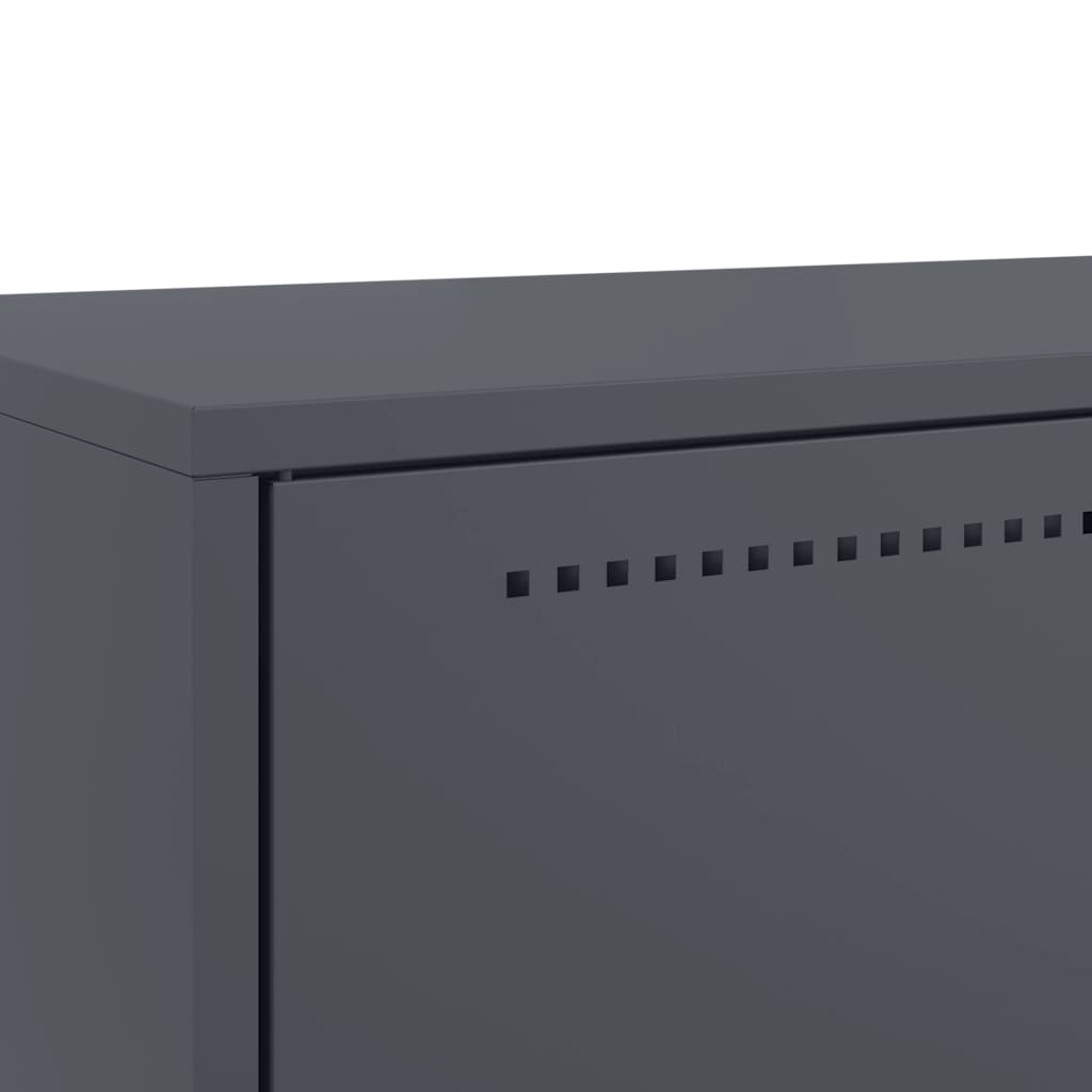 Móvel alto 68x39x111,5 cm aço antracite