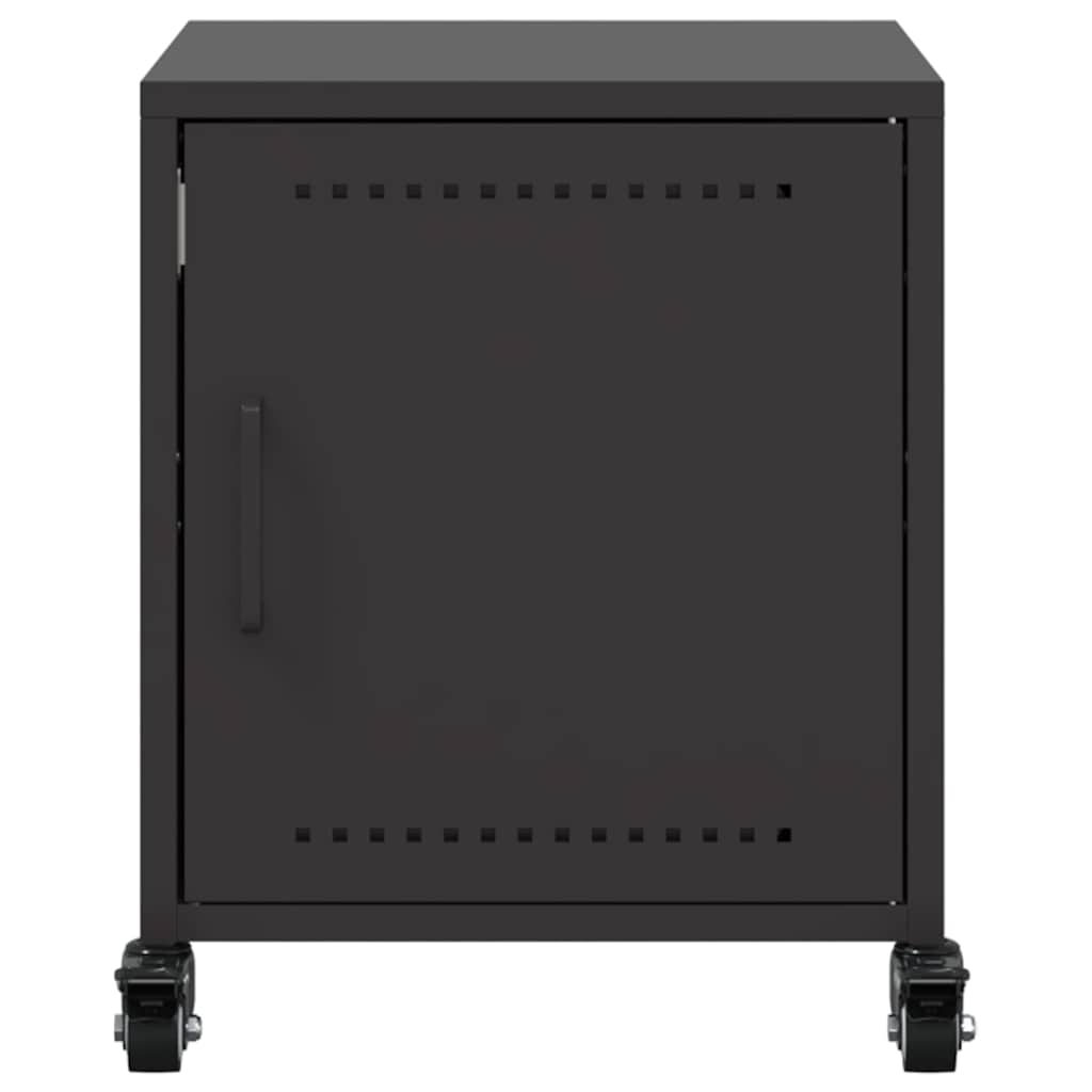 Mesa de cabeceira 36x39x43,5 cm aço preto