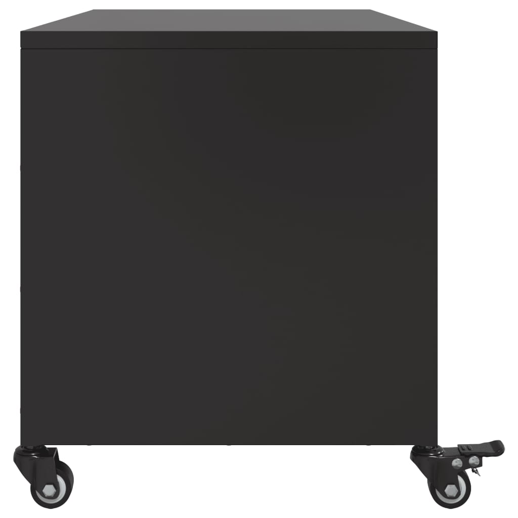 Móvel de TV 68x39x43,5 cm aço preto