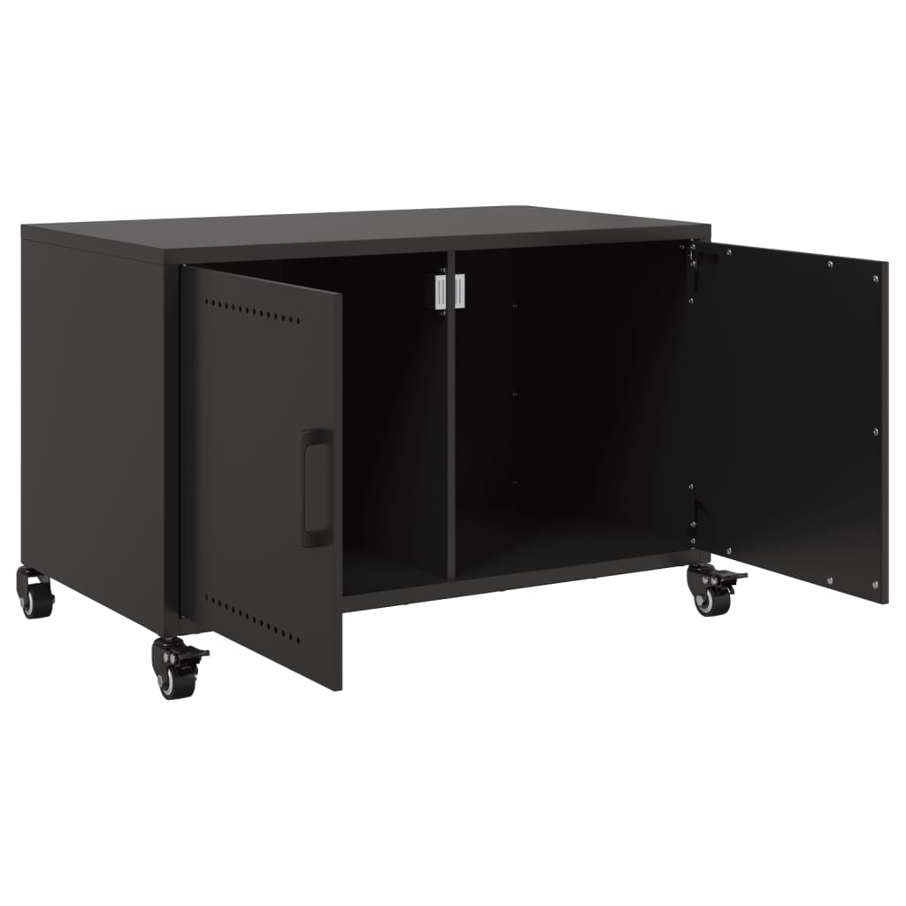 Móvel de TV 68x39x43,5 cm aço preto
