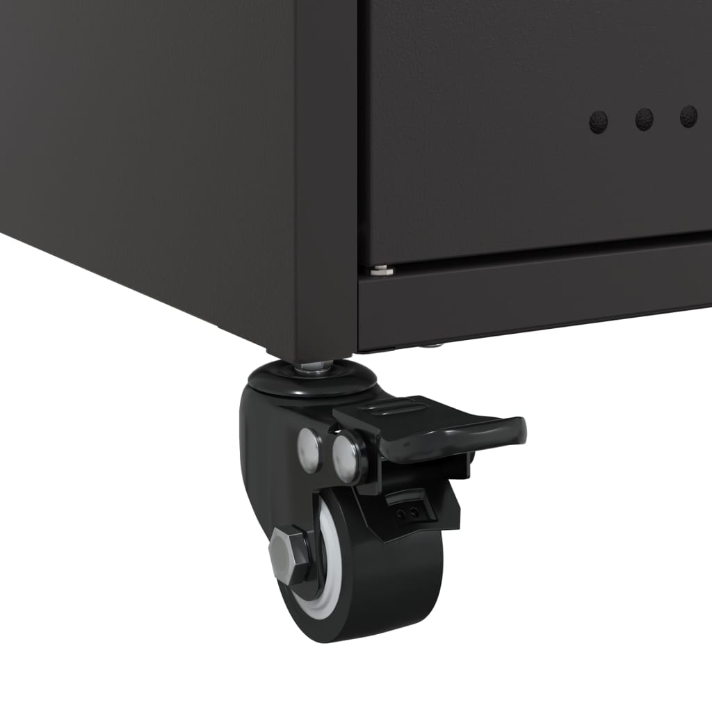 Móvel de TV 68x39x43,5 cm aço preto