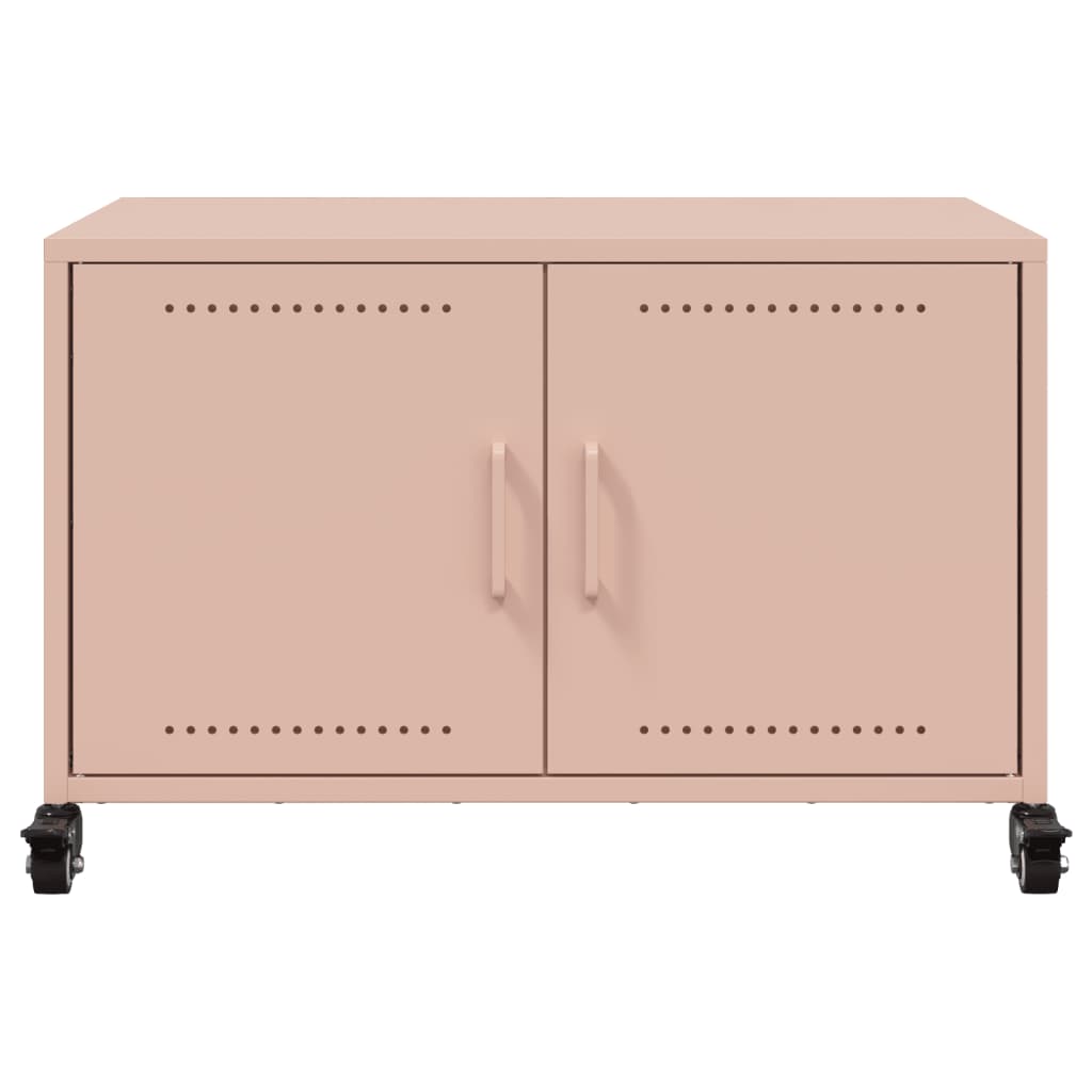 Móvel de TV 68x39x43,5 cm aço rosa