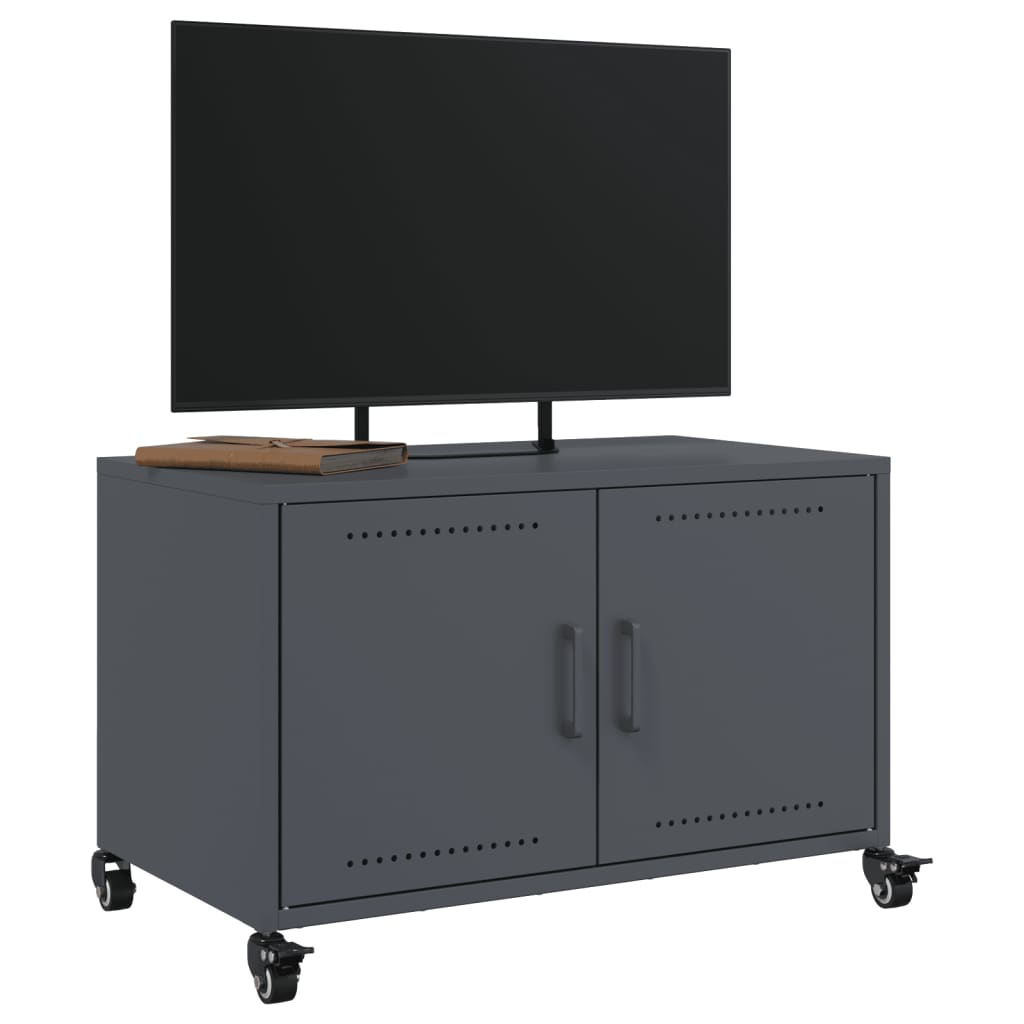 Móvel de TV 68x39x43,5 cm aço antracite