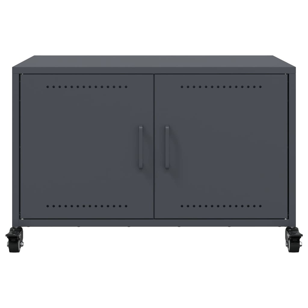 Móvel de TV 68x39x43,5 cm aço antracite