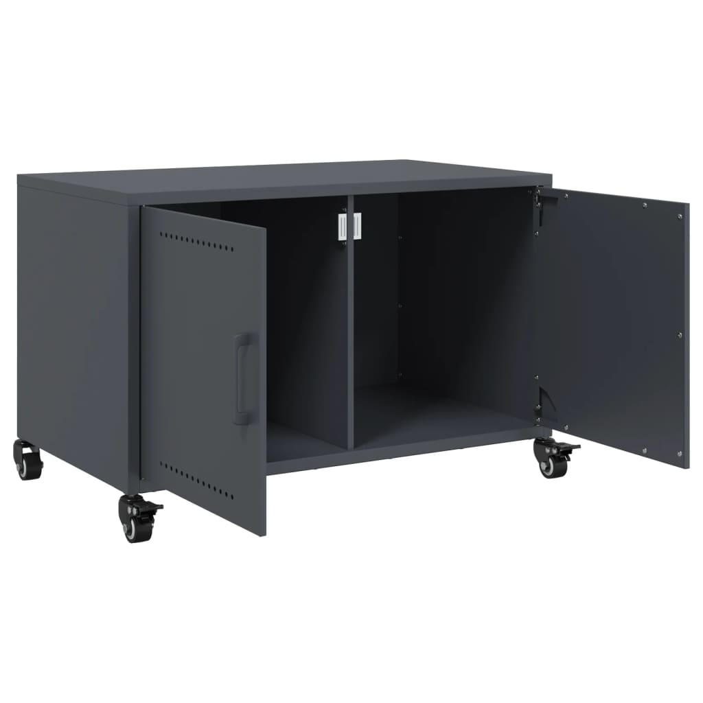 Móvel de TV 68x39x43,5 cm aço antracite