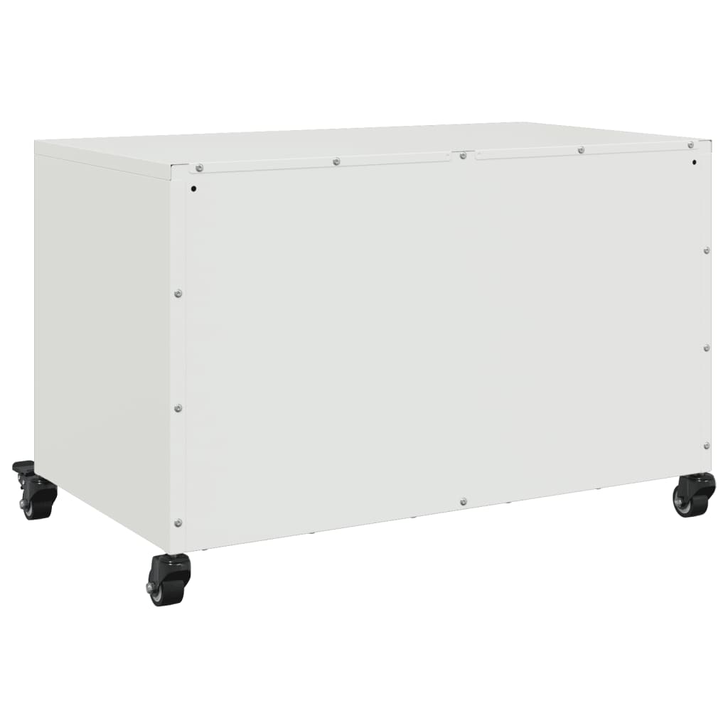 Móvel de TV 68x39x43,5 cm aço branco