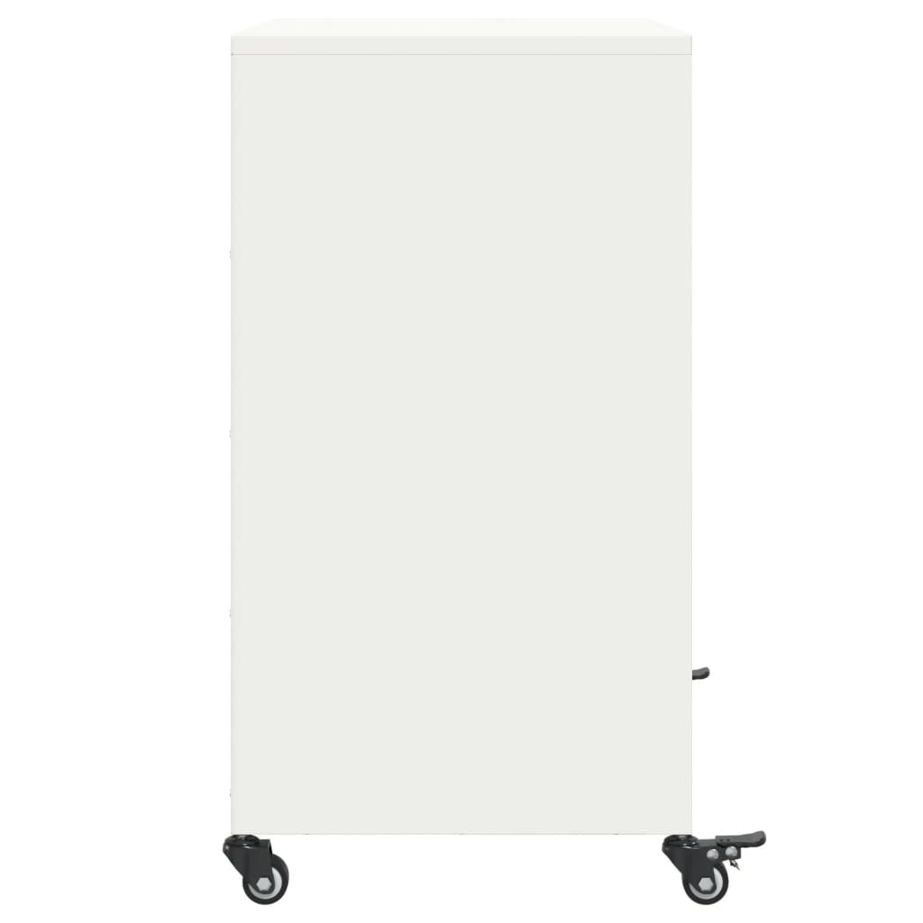 Aparador 68x39x72 cm aço branco