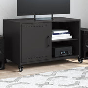 Móvel de TV 68x39x43,5 cm aço preto