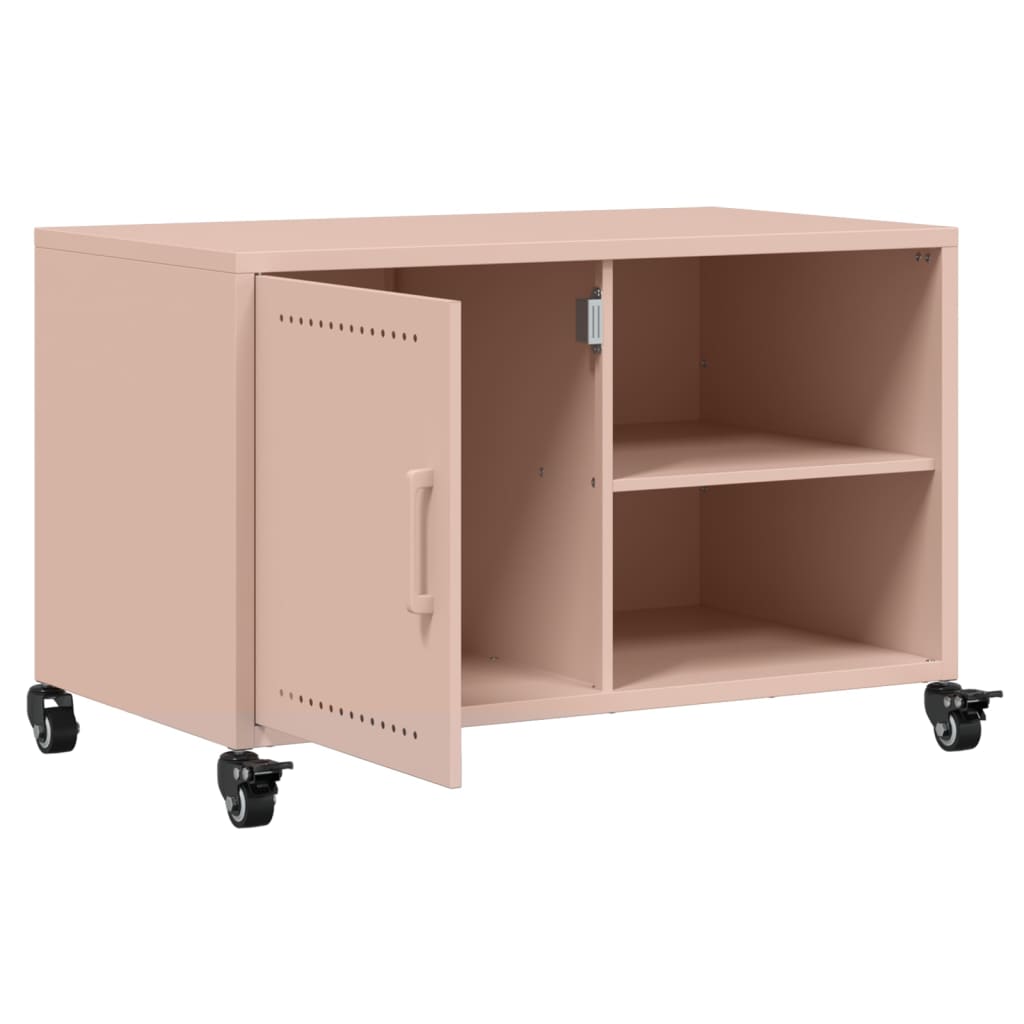 Móvel de TV 68x39x43,5 cm aço rosa
