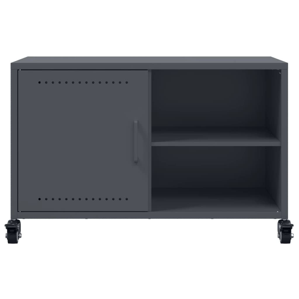 Móvel de TV 68x39x43,5 cm aço antracite