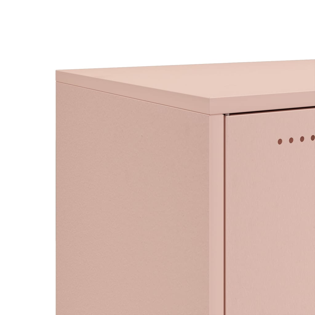 Aparador 100,5x39x72 cm aço rosa