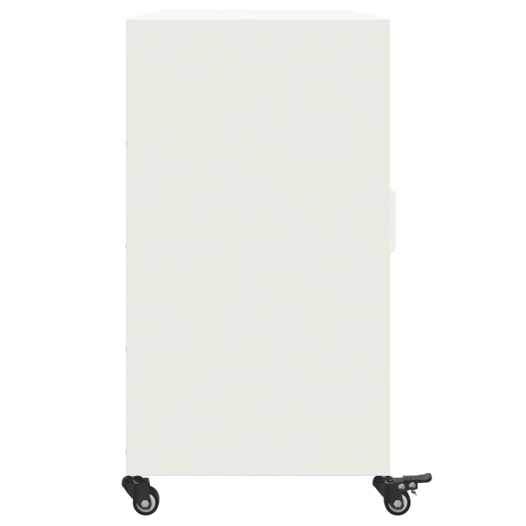 Aparador 100,5x39x72 cm aço branco