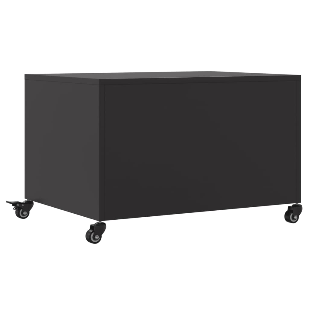 Mesa de centro 68x50x43,5 cm aço preto