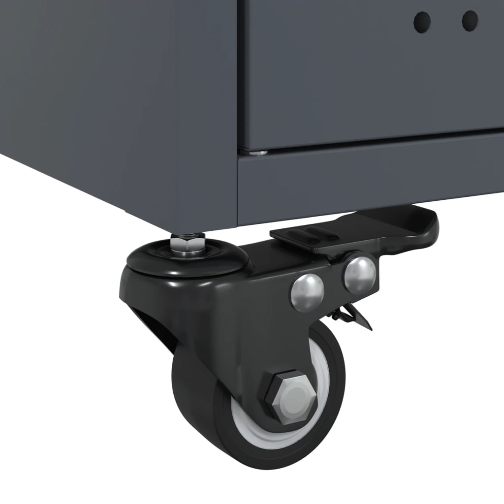 Mesa de centro 68x50x43,5 cm aço antracite