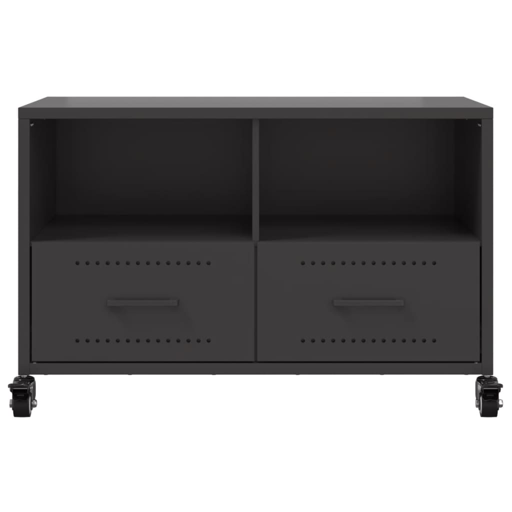 Móvel de TV 68x39x43,5 cm aço preto