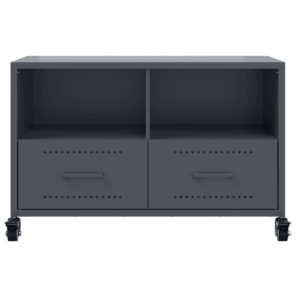 Móvel de TV 68x39x43,5 cm aço antracite