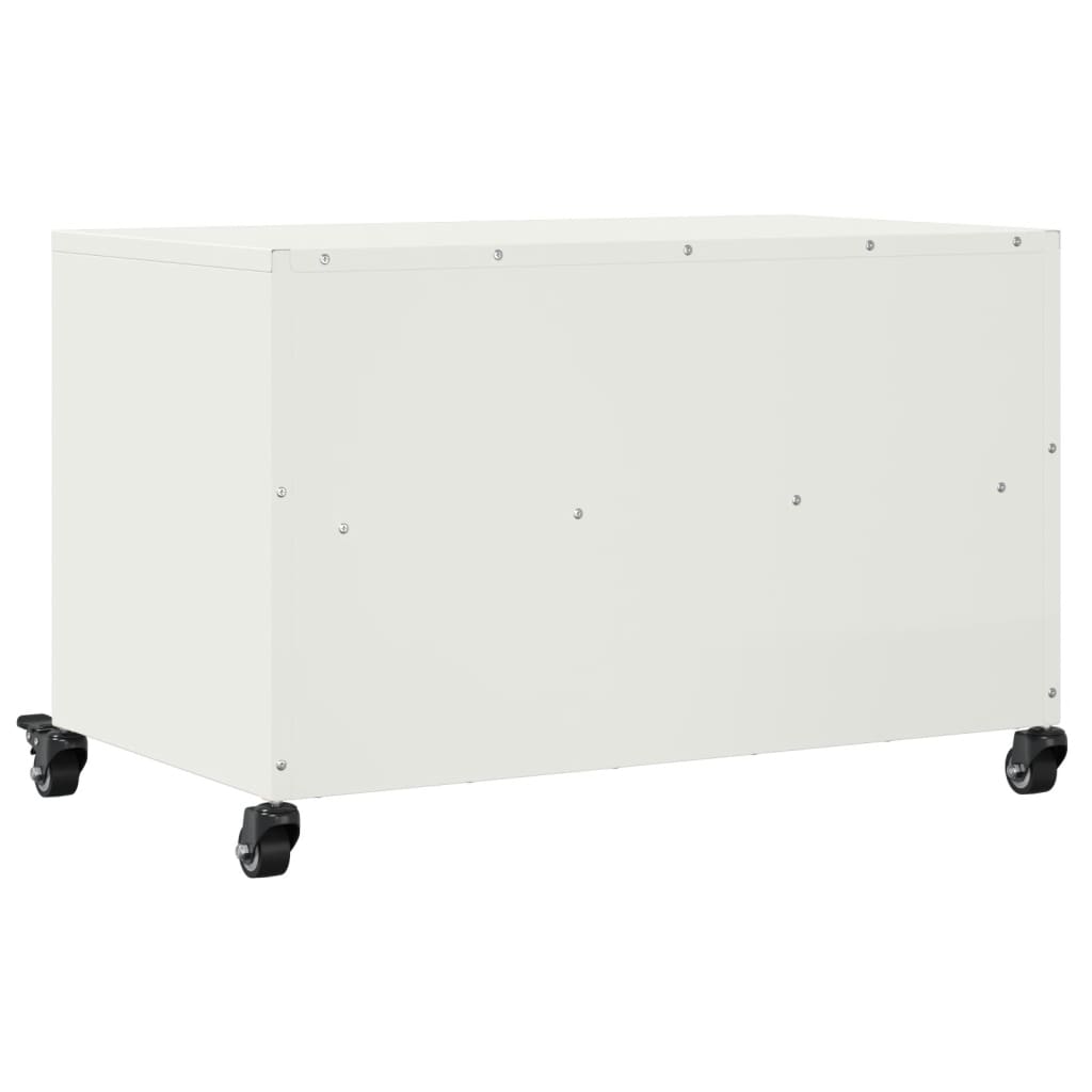 Móvel de TV 68x39x43,5 cm aço branco