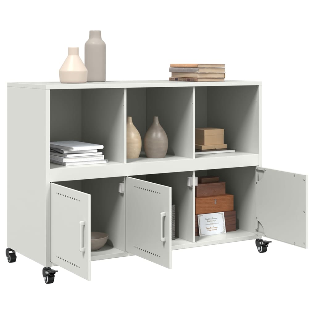 Aparador 100,5x39x72 cm aço branco