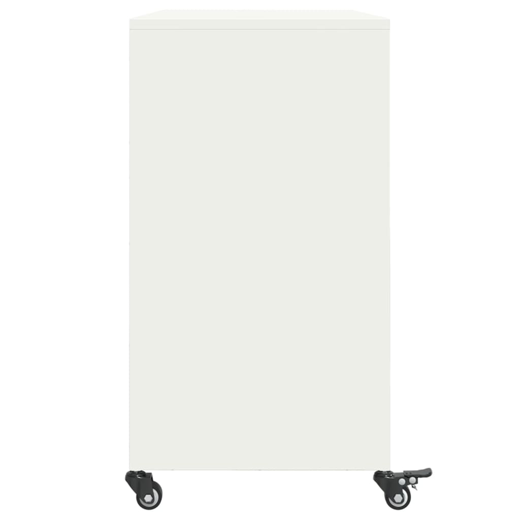 Aparador 100,5x39x72 cm aço branco