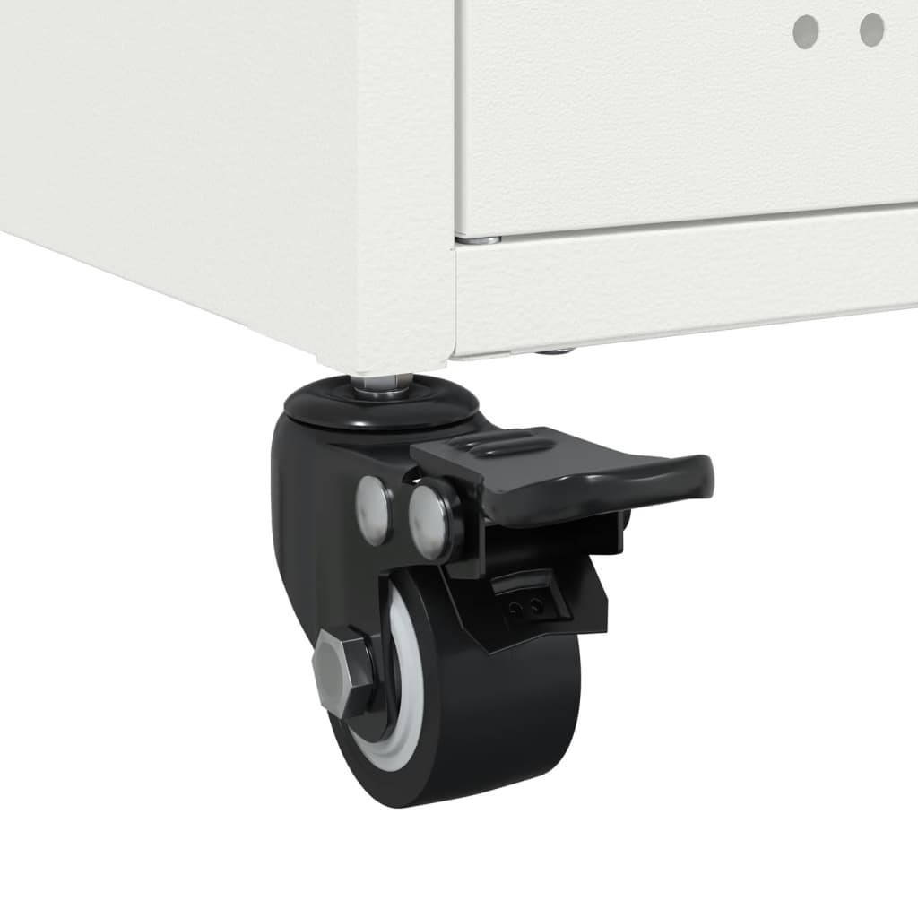 Aparador 100,5x39x72 cm aço branco