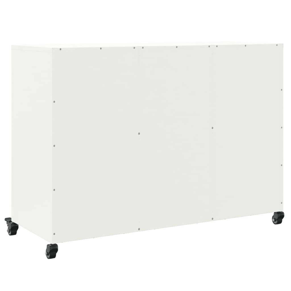 Aparador 100,5x39x72 cm aço branco