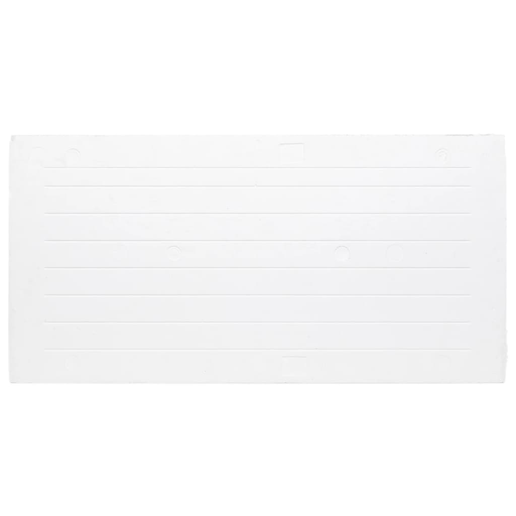 Painéis de parede 3D 10 pcs 100x50 cm EPS vermelho e branco