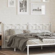 Cabeceira de cama 193 cm metal branco