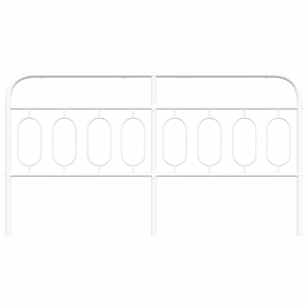 Cabeceira de cama 193 cm metal branco