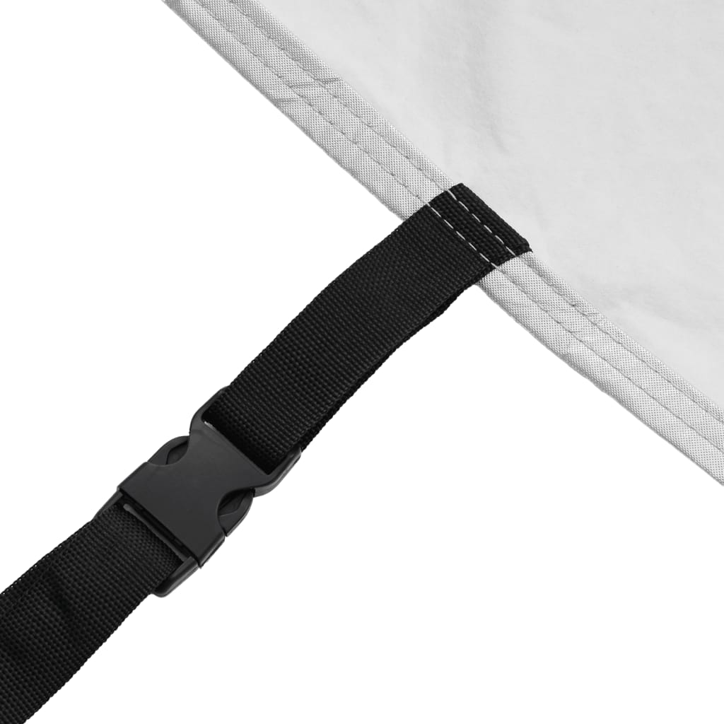 Cobertura de carro p/ SUV com cintas de fivela M prateado