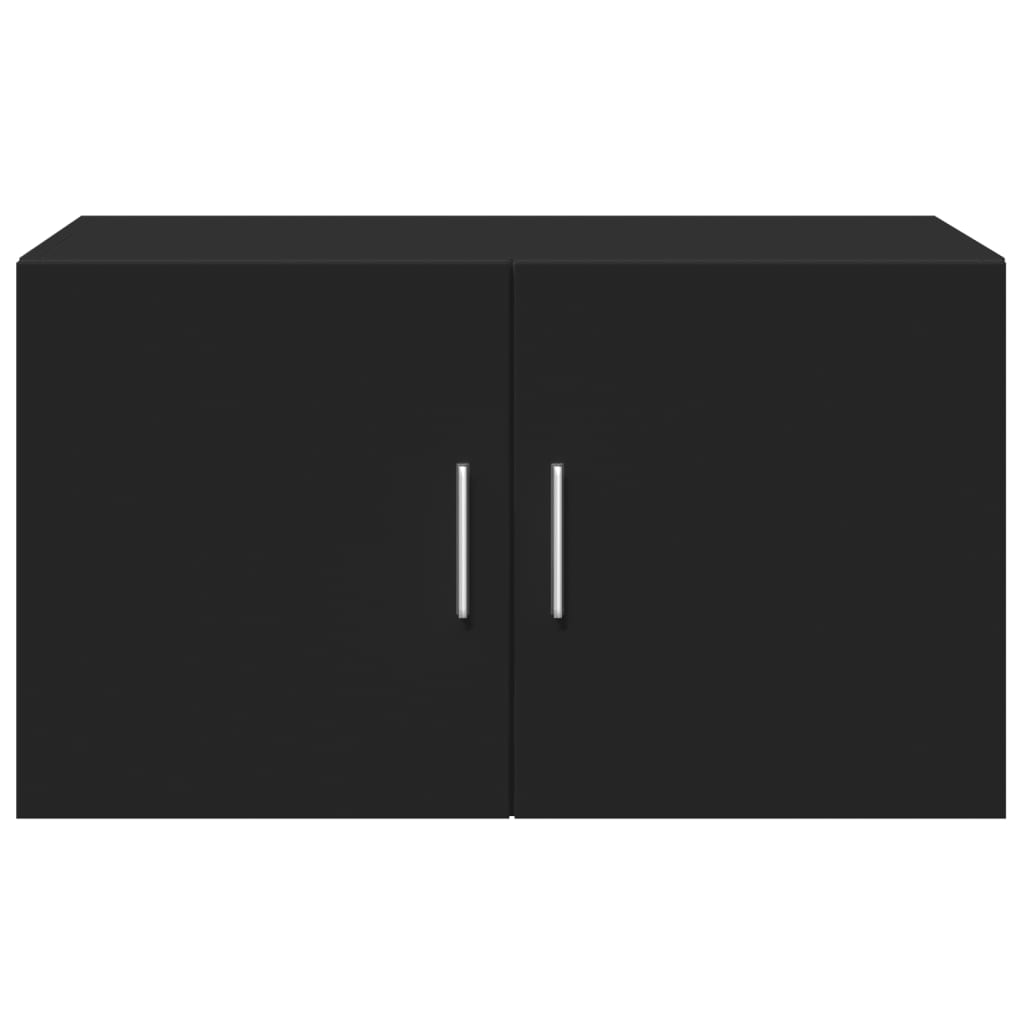 Armário de parede 70x42,5x40 cm derivados de madeira preto