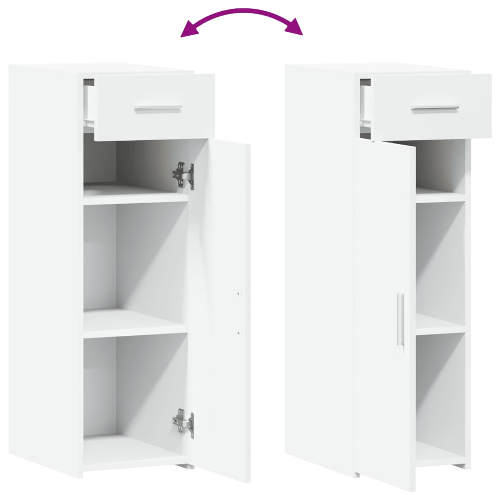 Aparador 30x42,5x93 cm derivados de madeira branco