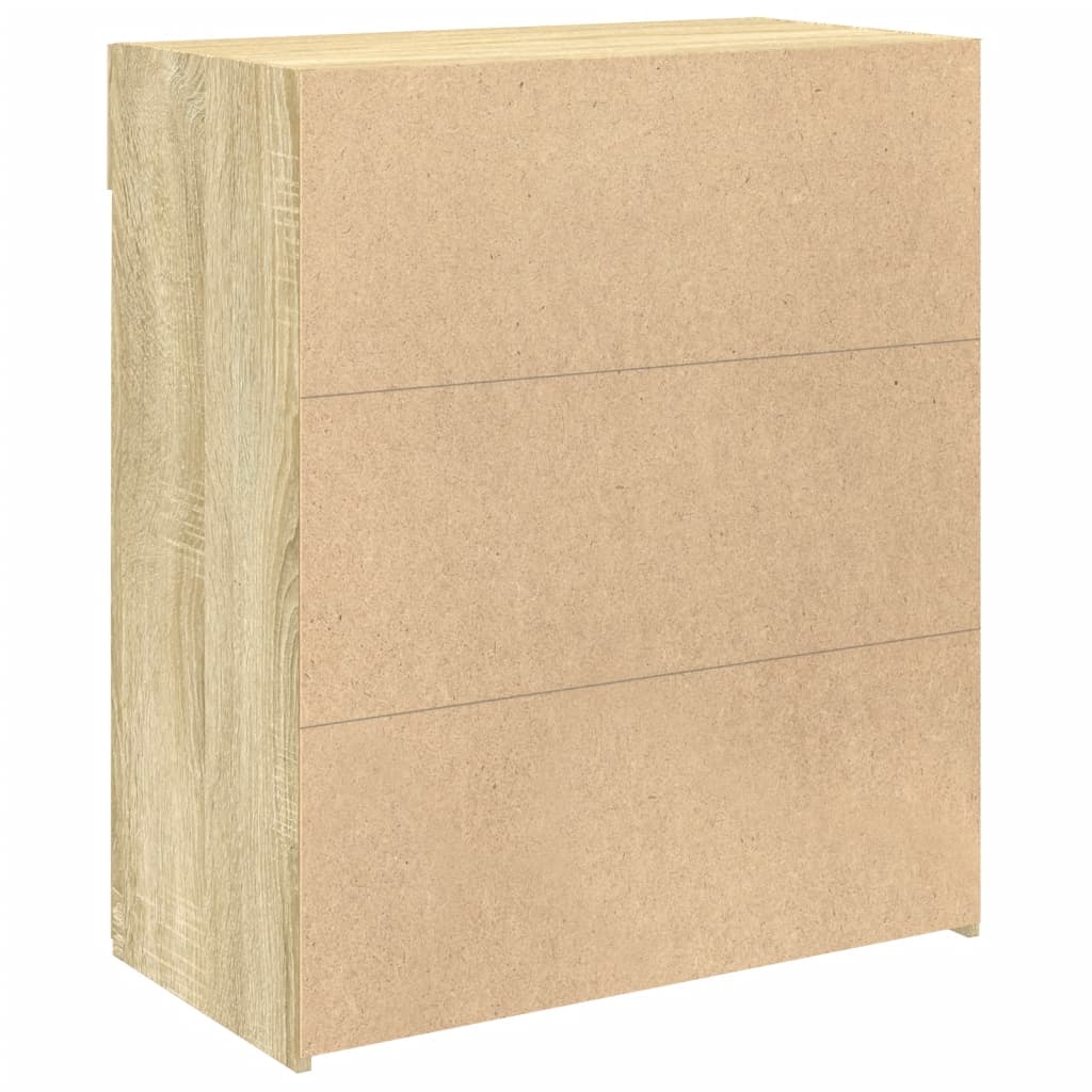 Aparador 80x42,5x93 cm derivados de madeira carvalho sonoma