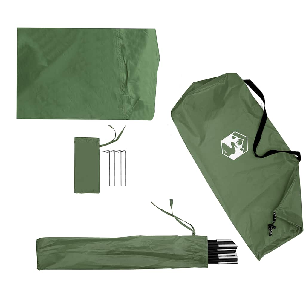 Tenda para duche impermeável verde