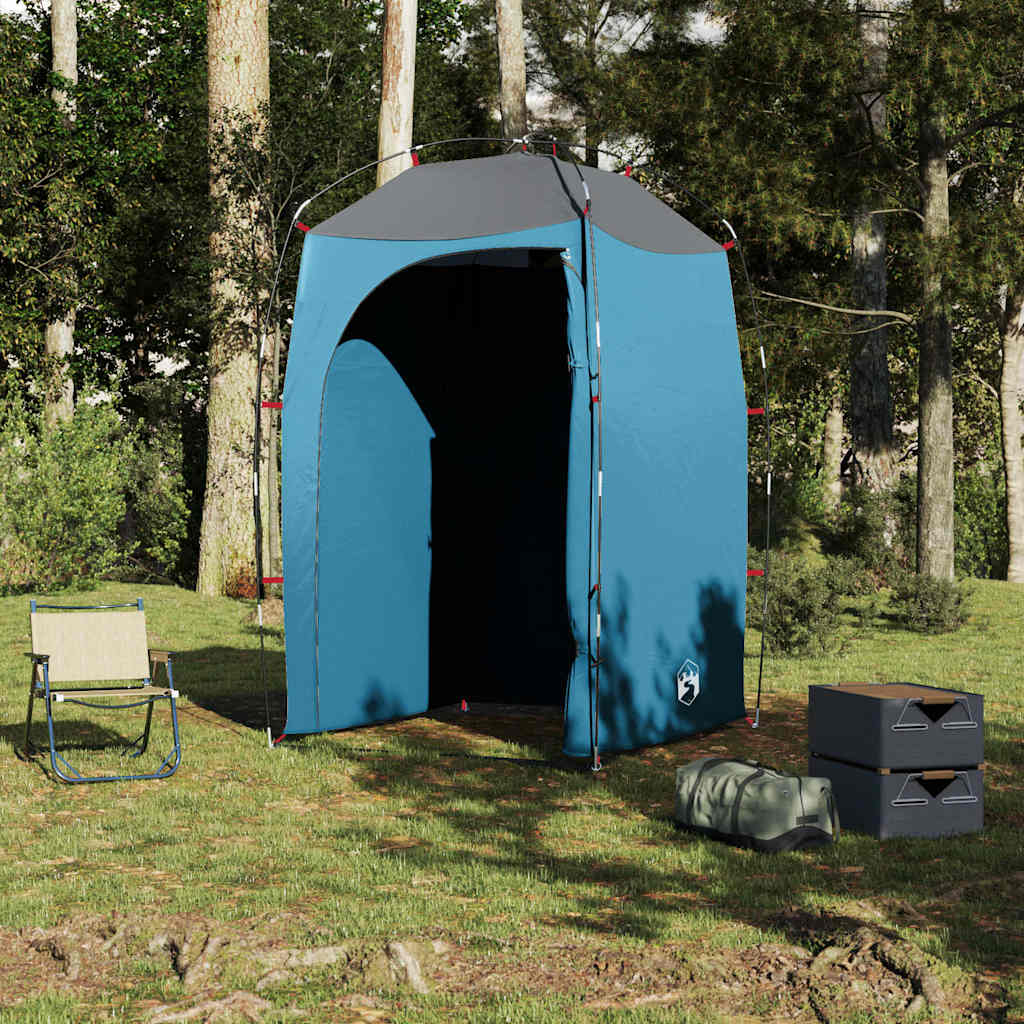 Tenda para duche impermeável azul
