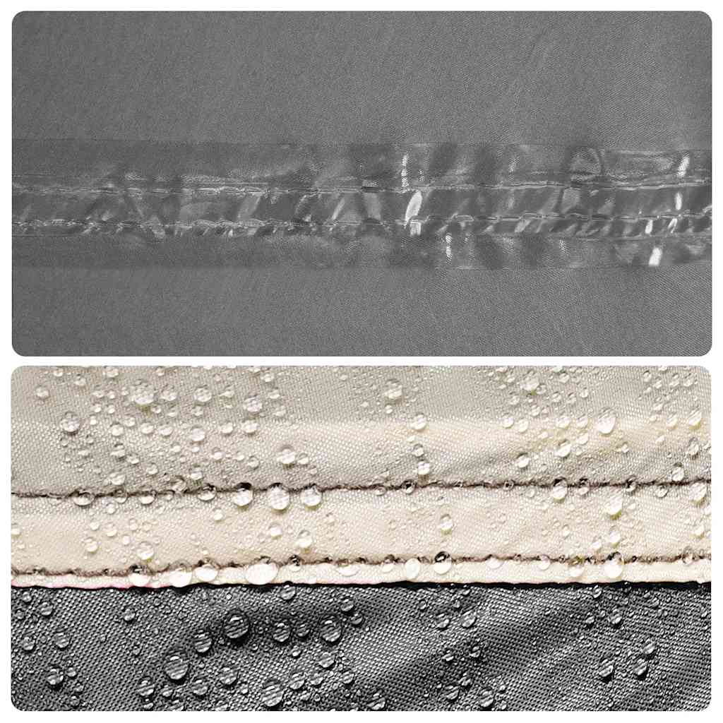 Tenda de carro impermeável cinzento e laranja