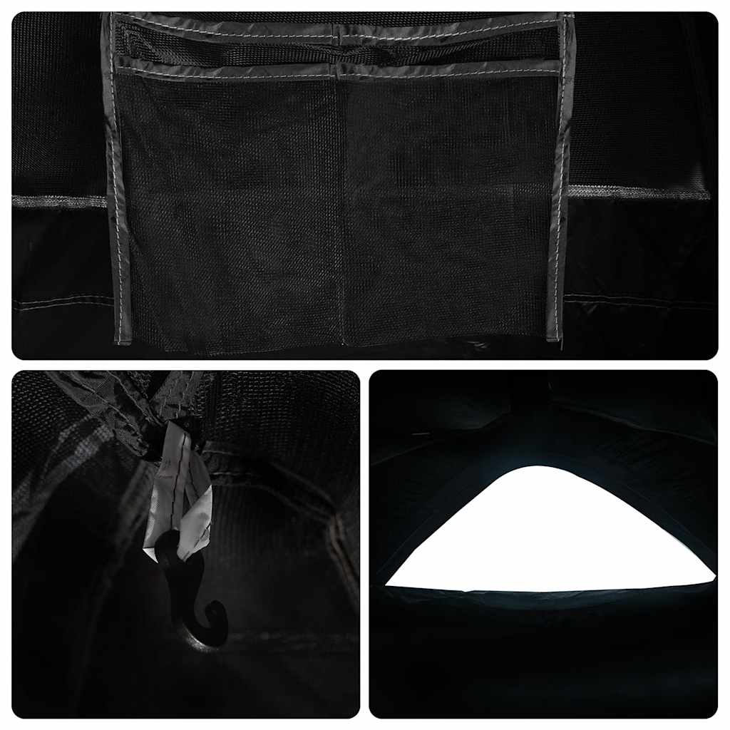 Tenda de campismo p/ 1 pessoa tecido opaco impermeável branco